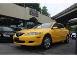 2003 Speed Yellow Mazda MAZDA6 i Sedan #112986234