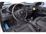 2017 BMW X3 xDrive35i Black Interior