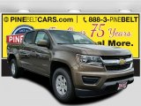 2016 Brownstone Metallic Chevrolet Colorado WT Crew Cab #113001476