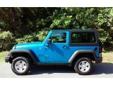 2016 Hydro Blue Pearl Jeep Wrangler Sport #113033665