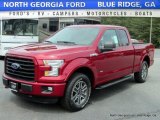 2016 Ruby Red Ford F150 XLT SuperCab 4x4 #113033638
