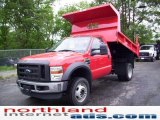 2009 Red Ford F450 Super Duty XL Regular Cab 4x4 Chassis #11252137