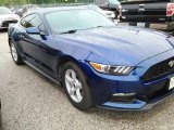 2015 Deep Impact Blue Metallic Ford Mustang V6 Coupe #113061509