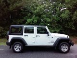 Bright White Jeep Wrangler Unlimited in 2015
