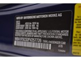 2015 2 Series Color Code for Deep Sea Blue Metallic - Color Code: A76