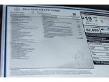 2016 Mercedes-Benz S 550 4Matic Coupe Window Sticker