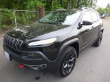 2014 Brilliant Black Crystal Pearl Jeep Cherokee Trailhawk 4x4 #113260880