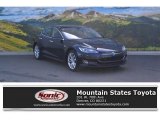 2014 Blue Metallic Tesla Model S  #113260455
