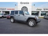2016 Billet Silver Metallic Jeep Wrangler Unlimited Sport 4x4 #113260701