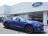 2016 Deep Impact Blue Metallic Ford Mustang GT Premium Coupe #113296156