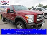 Ruby Red Metallic Ford F250 Super Duty in 2016