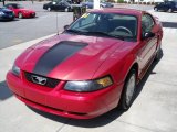 2001 Laser Red Metallic Ford Mustang V6 Coupe #11327293