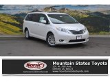 2016 Blizzard Pearl Toyota Sienna XLE Premium #113330607