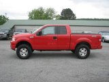 2006 Bright Red Ford F150 STX SuperCab 4x4 #11323037