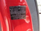 2016 F-TYPE Color Code for Italian Racing Red Metallic - Color Code: 1AF