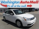 2008 Oxford White Ford Focus S Sedan #113420113