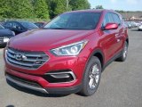 2017 Serrano Red Hyundai Santa Fe Sport AWD #113452575