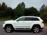 2013 Bright White Jeep Grand Cherokee Overland 4x4 #113505634