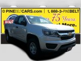 2016 Silver Ice Metallic Chevrolet Colorado WT Extended Cab #113525920