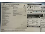 2016 Mercedes-Benz S 550 4Matic Coupe Window Sticker