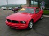 2007 Torch Red Ford Mustang V6 Deluxe Coupe #11344191