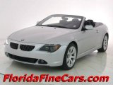 2006 Titanium Silver Metallic BMW 6 Series 650i Convertible #11344164