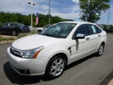 2009 Ford Focus White Suede