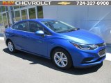 2016 Kinetic Blue Metallic Chevrolet Cruze LT Sedan #113670123