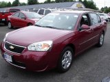 2006 Sport Red Metallic Chevrolet Malibu LT V6 Sedan #11347368