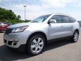 2017 Silver Ice Metallic Chevrolet Traverse LT AWD #113713443