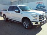 2016 White Platinum Ford F150 Lariat SuperCrew 4x4 #113742659