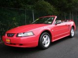 2004 Torch Red Ford Mustang V6 Convertible #11350204