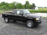 2009 Black Ford Ranger XLT SuperCab 4x4 #11354762