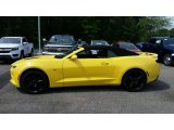 Bright Yellow Chevrolet Camaro in 2016