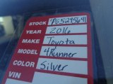 2016 Super White Toyota 4Runner Trail 4x4 #113768387