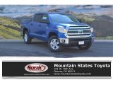 2016 Blazing Blue Pearl Toyota Tundra SR5 CrewMax 4x4 #113768385