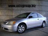 2001 Satin Silver Metallic Honda Civic LX Coupe #11353215