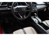 2016 Honda Civic EX-L Coupe Black/Ivory Interior