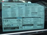 2016 Cadillac CTS CTS-V Sedan Window Sticker
