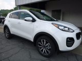 Clear White Kia Sportage in 2017