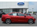 Ruby Red Ford Fusion in 2017