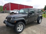 2016 Granite Crystal Metallic Jeep Wrangler Unlimited Sport 4x4 #113940535