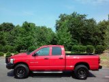 Flame Red Dodge Ram 1500 in 2007