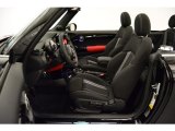 2016 Mini Convertible Cooper S Double Stripe Carbon Black Interior