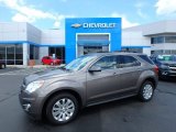 2010 Mocha Steel Metallic Chevrolet Equinox LT AWD #114079002