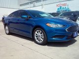 2017 Lightning Blue Ford Fusion SE #114109562