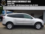 2017 Silver Ice Metallic Chevrolet Traverse LS #114109629