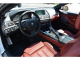 2013 BMW 6 Series 650i xDrive Coupe Vermillion Red Interior
