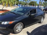 2012 Crystal Black Pearl Honda Civic Hybrid Sedan #114163941