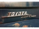 1970 Toyota Land Cruiser FJ40 Marks and Logos